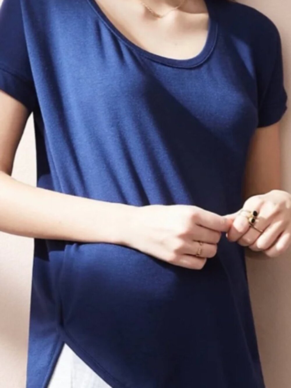 Lou & Grey * Signaturesoft Scoop Neck Tee - Small